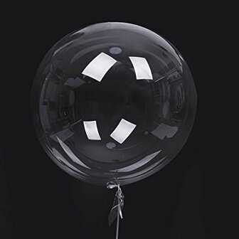 Glossy Globe Transparant Bubble Ballon 25cm