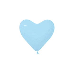 Licht Blauw Hart Latex Ballonnen 15cm 50st 