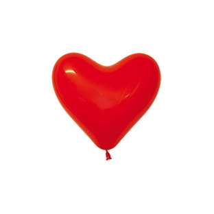 Rood Hart Latex Ballonnen 15cm 50st 