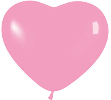 Roze Hart Latex Ballon 90cm 