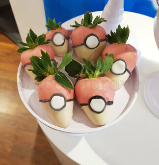 Aardbeien Choco Pokeball