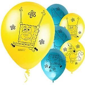 Anagram Spongebob Squarepants Latex Ballonnen 27cm 6st