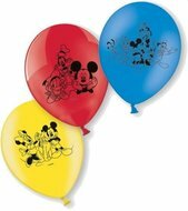 Anagram Mickey Mouse en Vrienden Latex Ballonnen 27cm 6st