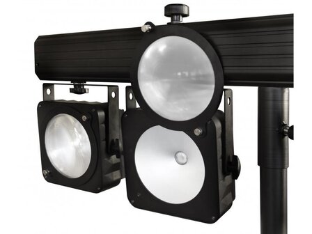 JB SYSTEMS COB-4BAR set powered 4bar 4X 36Watt RGB COB LED + IR + case/bag