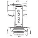 Showtec Infinity iB-5R beam met prisma Stralingshoek 1-3&deg; beam movinghead 