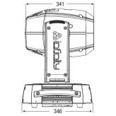 Showtec Infinity iS-200 200Watt witte LED 15&deg; pro LED movinghead 