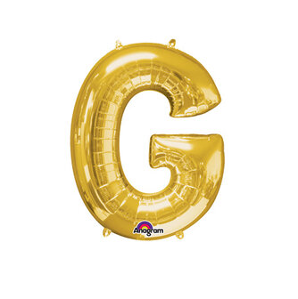 Goud Letter &#039;G&#039; Folie Ballon 40cm