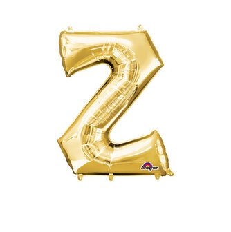 Goud Letter &#039;Z&#039; Folie Ballon 40cm