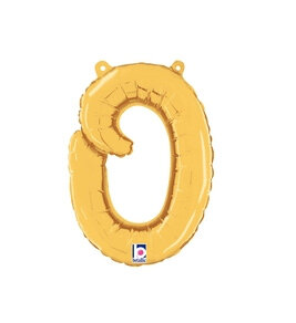 Goud Script Letter &#039;O&#039; Folie Ballon 36cm