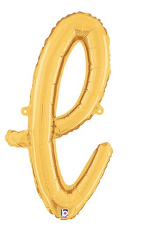 Goud Script Letter &#039;L&#039; Folie Ballon 60cm