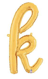 Goud Script Letter &#039;K&#039; Folie Ballon 60cm