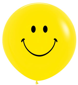 Smiley Jumbo Latex Ballon 90cm 1st