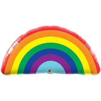 Felle Regenboog SuperVorm Folie Ballon 91cm