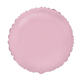 Pastel Roze Folie Ballon 45cm