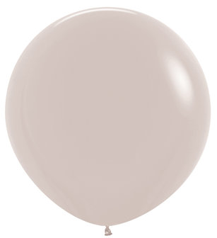 Sempertex Fashion Solid Wit Zand Latex Ballonnen 10st 60cm White Zand