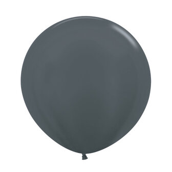 Sempertex Metallic Pearl Grafiet Latex Ballonnen 10st 60cm Graphite