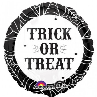 Spinnenweb &#039;Trick or Treat&#039; Folie Ballon 45cm