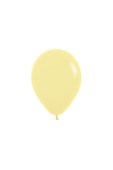 Sempertex Pastel Geel Latex Ballonnen 12cm 50st Pastel Matte Yellow