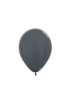 Sempertex Metallic Grafiet Latex Ballonnen 12cm 50st Metallic Pearl Graphite