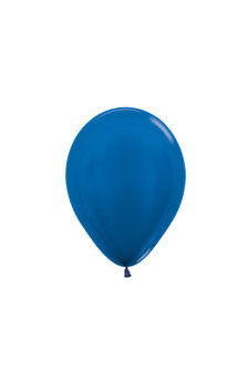 Sempertex Metallic Blauw Latex Ballonnen 12cm 50st Metallic Pearl Blue