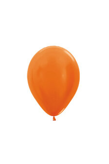 Sempertex Metallic Oranje Latex Ballonnen 12cm 50st Metallic Pearl Orange