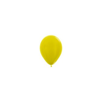 Sempertex Metallic Geel Latex Ballonnen 12cm 50st Metallic Pearl Yellow 