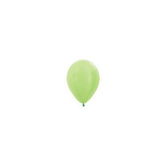 Sempertex Parelmoer Lime Groen Latex Ballonnen 12cm 50st Pearl Lime Green