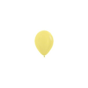 Sempertex Parelmoer Geel Latex Ballonnen 12cm 50st Pearl Yellow