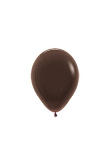 Sempertex Fashion Solid Chocolade Bruin Latex Ballonnen 12cm 50st Chocolate
