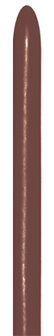 Sempertex Fashion Solid Chocolade Bruin Modelleerballonnen 160S 50st Chocolate