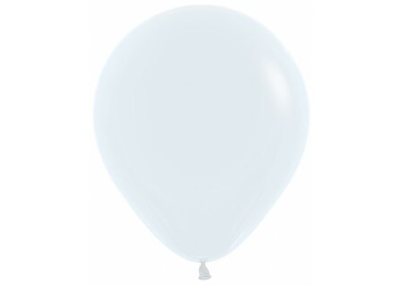 Sempertex Fashion Solid Wit Latex Ballonnen 45cm 25st White