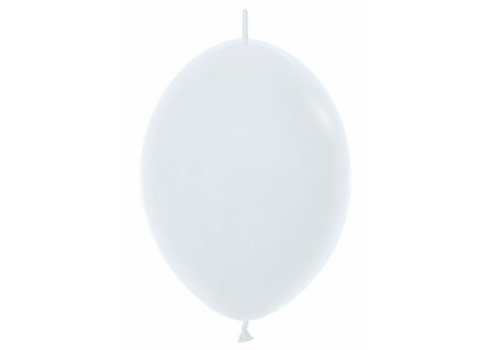 Sempertex Fashion Solid Wit Link-O-Loon Latex Ballonnen 30cm 50st White