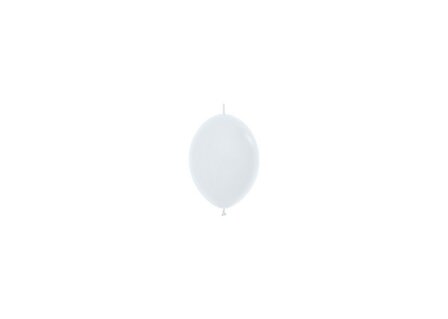 Sempertex Fashion Solid Wit Link-O-Loon Latex Ballonnen 15cm 50st White