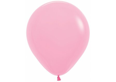 Sempertex Fashion Solid Kauwgombal Roze Latex Ballonnen 45cm 25st Bubblegum