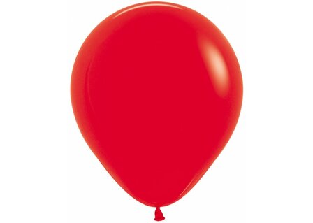 Sempertex Fashion Solid Rood Latex Ballonnen 45cm 25st Red