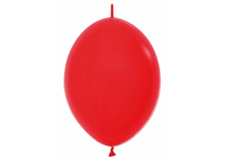 Sempertex Fashion Solid Rood Link-O-Loon Latex Ballonnen 30cm 50st Red