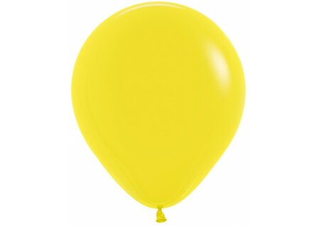 Sempertex Fashion Solid Geel Latex Ballonnen 45cm 25st Yellow