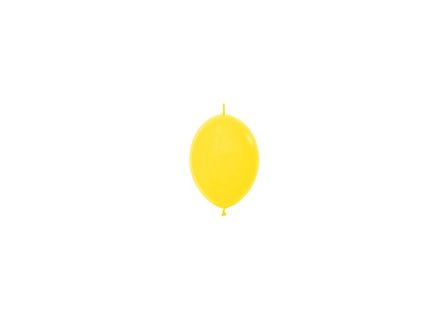 Sempertex Fashion Solid Geel Link-O-Loon Latex Ballonnen 15cm 50st Yellow