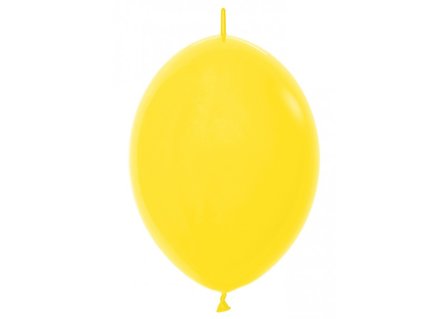 Sempertex Fashion Solid Geel Link-O-Loon Latex Ballonnen 30cm 50st Yellow