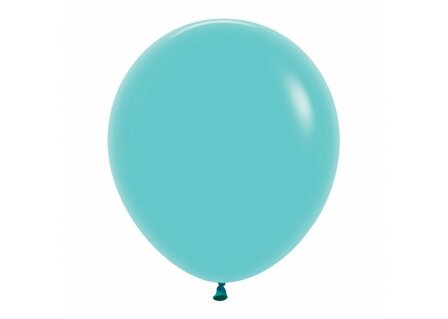 Sempertex Fashion Solid Aquamarine Latex Ballonnen 45cm 25st Aquamarina