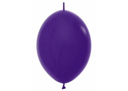 Sempertex Fashion Solid Paars Link-O-Loon Latex Ballonnen 30cm 50st Violet