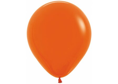 Sempertex Fashion Solid Oranje Latex Ballonnen 45cm 25st Orange
