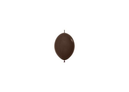 Sempertex Fashion Solid Chocolade Bruin Link-O-Loon Latex Ballonnen 15cm 50st Chocolate