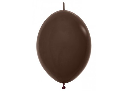 Sempertex Fashion Solid Chocolade Bruin Link-O-Loon Latex Ballonnen 30cm 50st Chocolate