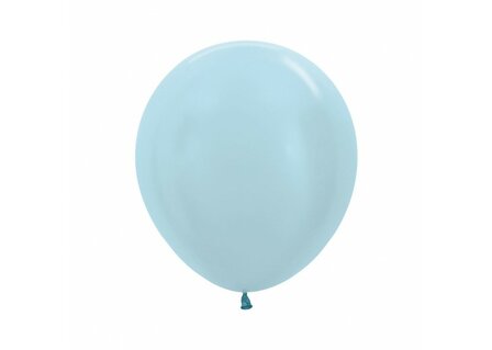 Sempertex Parelmoer Blauw Latex Ballonnen 45cm 25st Pearl Blue