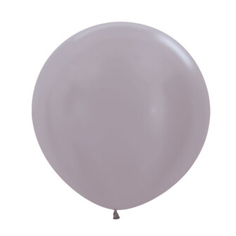 Sempertex Satin Pearl Greige Latex Ballonnen 10st 60cm Pearl Greige
