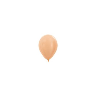 Sempertex Satin Pearl Perzik Latex Ballonnen 12cm 50st Pearl Peach Blush