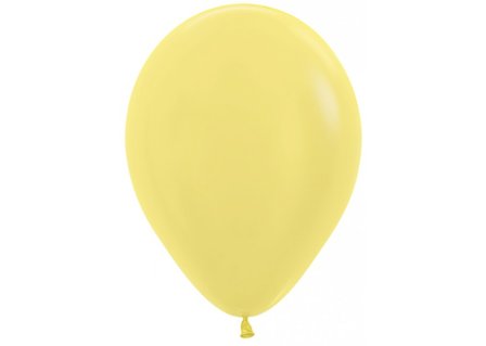 Sempertex Satin Pearl Geel Latex Ballonnen 30cm 50st Pearl Yellow 