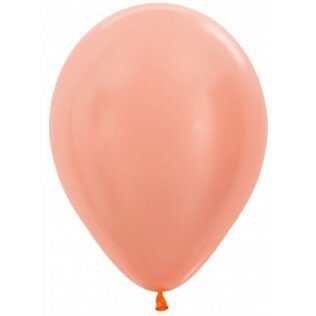 Sempertex Satin Pearl Perzik Latex Ballonnen 30cm 50st Pearl Peach Blush