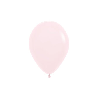 Sempertex Pastel Roze Latex Ballonnen 25cm 100st Pastel Matte Pink